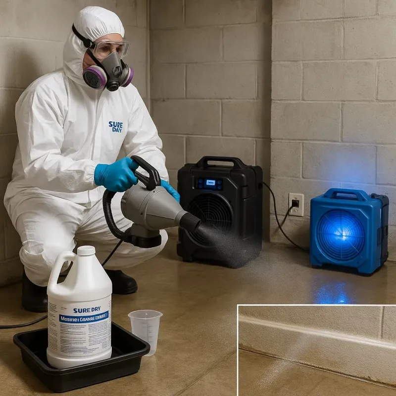 Sanitization and Odor Removal process in West Allis, WI